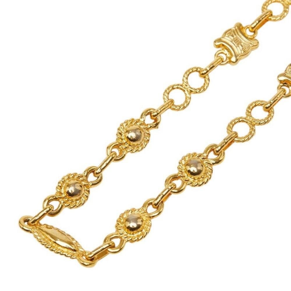 Celine Triomphe Necklace Gold Plated